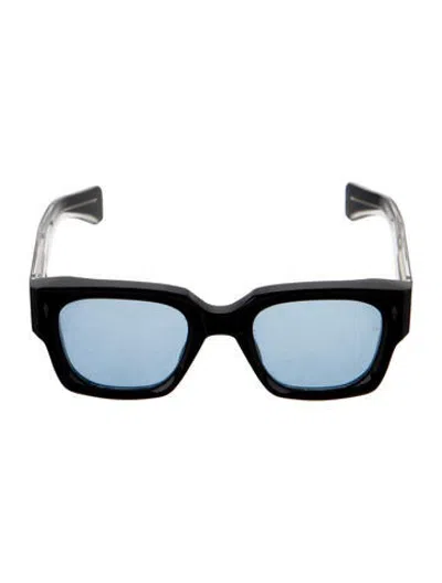 Pre-owned Jacques Marie Mage Enzo Square Sunglasses In Black