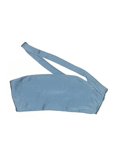 Pre-owned Jade Swimsuit Top Blue Swimwear