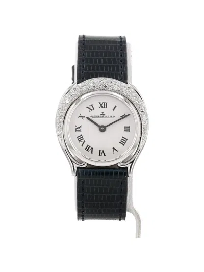 Pre-owned Jaeger-lecoultre 1990s Diamond 30mm Watch In White