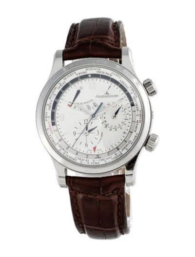 Pre-owned Jaeger-lecoultre Master World Geographic Watch In Multicolor