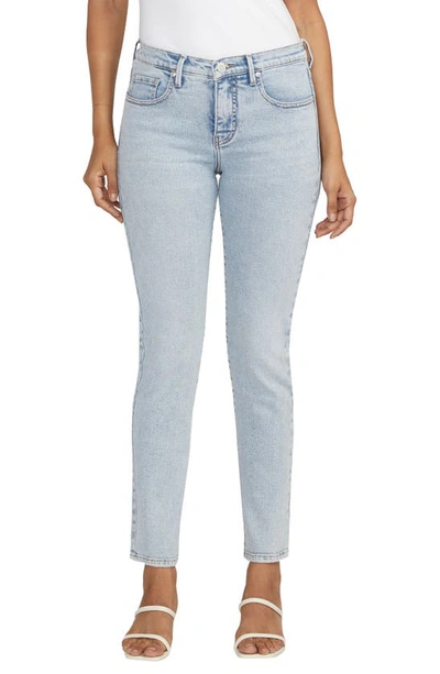 Jag Jeans Cassie Mid Rise Slim Straight Leg Jeans In Bali Blue