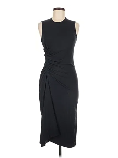 Pre-owned James Perse Cocktail Dress In Black