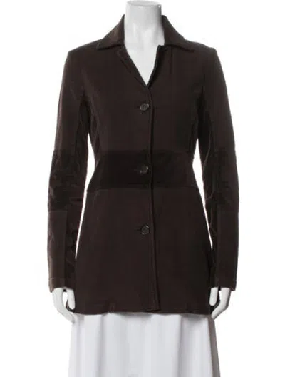 Pre-owned James Perse Jacket In Brown