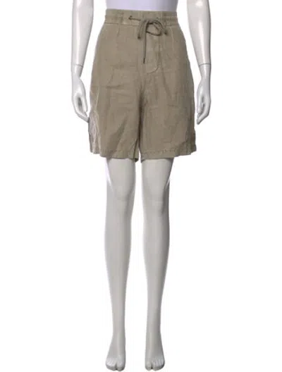 Pre-owned James Perse Linen Knee-length Shorts In Neutrals