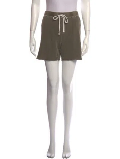 Pre-owned James Perse Supima Cotton Mini Shorts In Neutrals