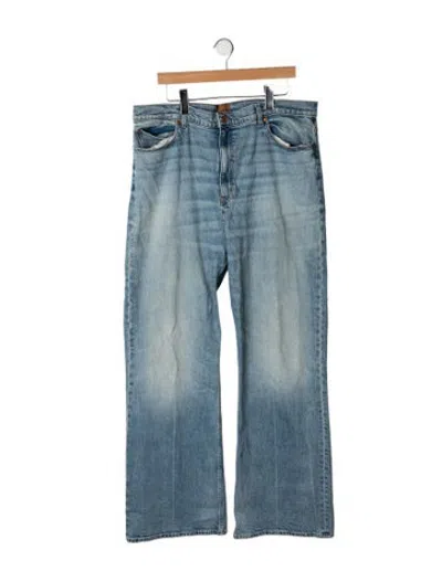 Pre-owned Jamie Haller Mid-rise Flared Jeans In Blue
