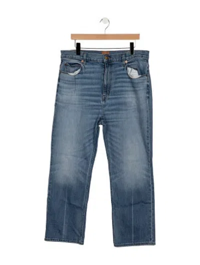 Pre-owned Jamie Haller Mid-rise Straight Leg Jeans In Blue
