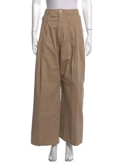 Pre-owned Jamie Haller Wide Leg Pants In Neutrals