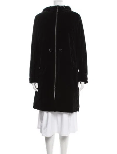 Pre-owned Jane Post Coat In Black