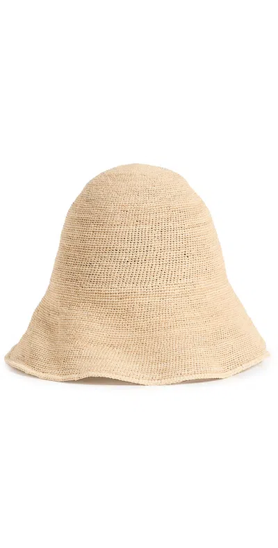 Janessa Leone Teagan Straw Hat Natural