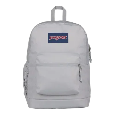 Jansport Cross Town Plus Backpack In Grounded Grey Unisex 26l Laptop Pack