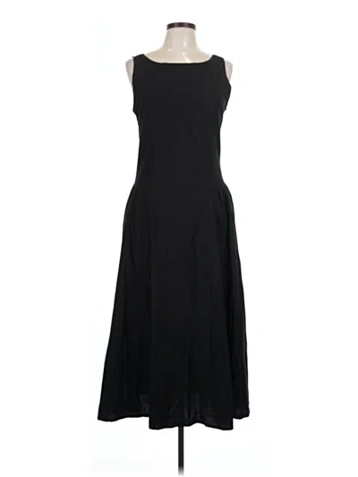 Pre-owned Japna Casual Dress In Black