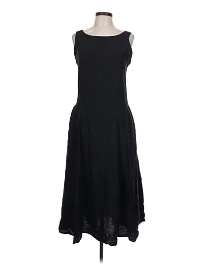Pre-owned Japna Casual Dress In Black