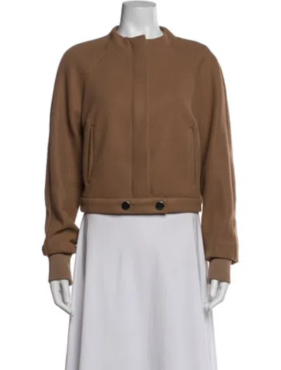 Pre-owned Jason Wu Bomber Jacket In Brown
