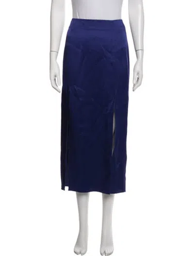 Pre-owned Jason Wu Collection Midi Length Skirt In Blue