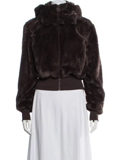 Pre-owned Jason Wu Faux Fur Jacket In Brown