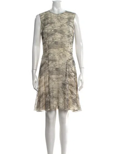 Pre-owned Jason Wu Silk Mini Dress In Black