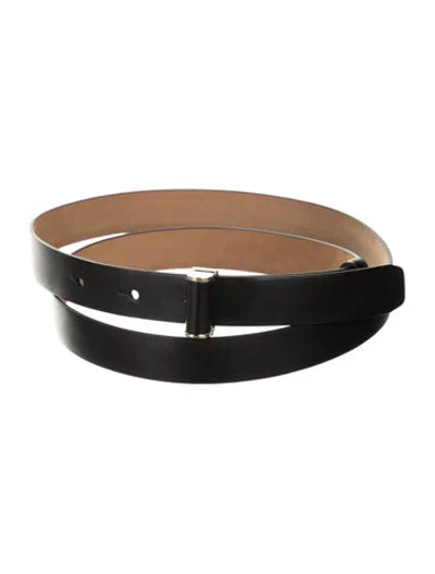 Pre-owned Jason Wu Skinny Leather Waist Belt In Black