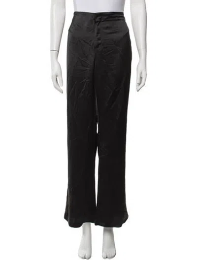 Pre-owned Jason Wu Straight Leg Pants In Black