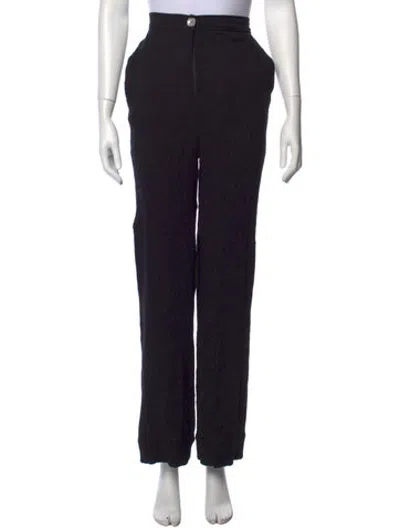 Pre-owned Jason Wu Straight Leg Pants In Black