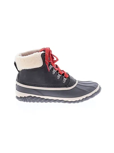 Pre-owned Jbu Rain Boots In Black