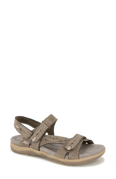Jbu Stephie Strappy Sandal In Brown