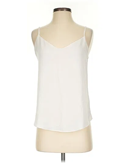Pre-owned J.crew 365 Sleeveless Blouse In Ivory