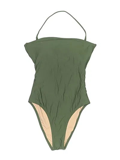 Pre-owned Jcrew Bodysuit In Green