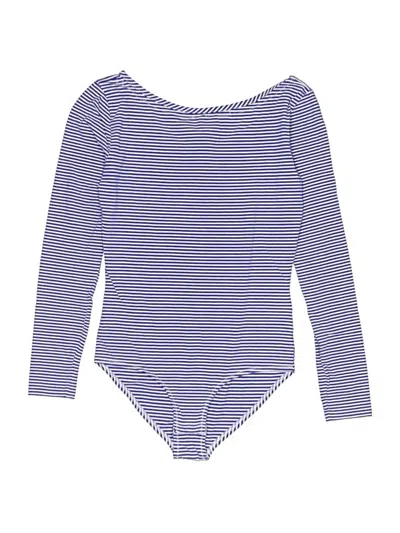 Pre-owned Jcrew Bodysuit In Purple