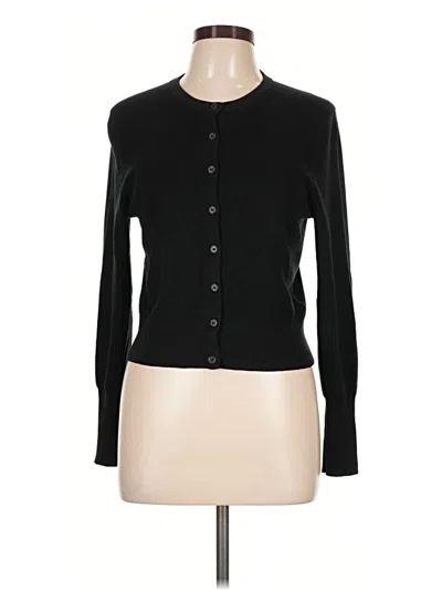Pre-owned Jcrew Cardigan Sweater In Black