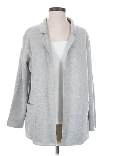 Pre-owned Jcrew Cardigan Sweater In Gray