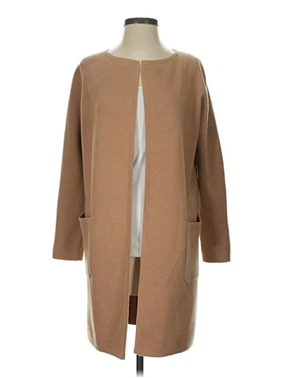 Pre-owned Jcrew Cardigan Sweater In Tan