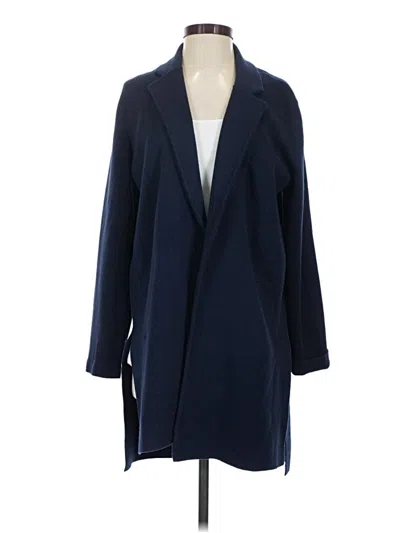 Pre-owned Jcrew Coat In Blue