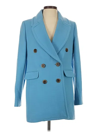 Pre-owned Jcrew Coat In Blue