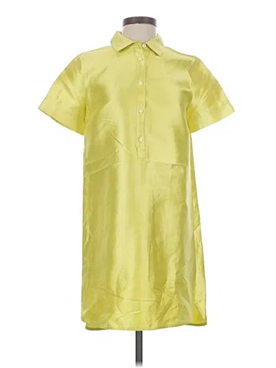 Pre-owned J.crew Collection Casual Dress In Yellow
