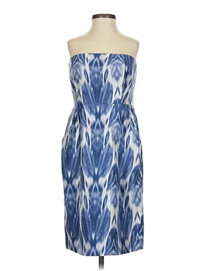 Pre-owned J.crew Collection Cocktail Dress In Blue