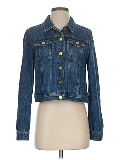 Pre-owned Jcrew Denim Jacket In Blue