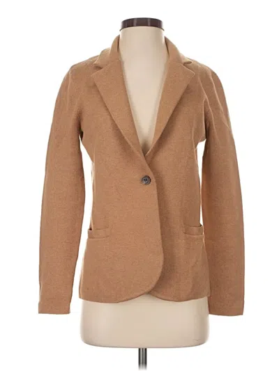 Pre-owned J.crew Factory Store Blazer Jacket In Tan