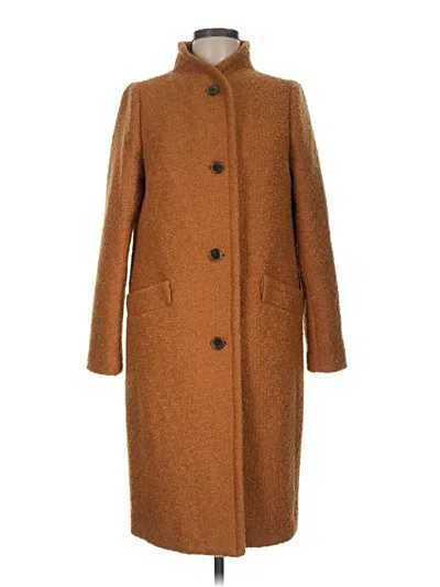 Pre-owned J.crew Factory Store Coat In Brown