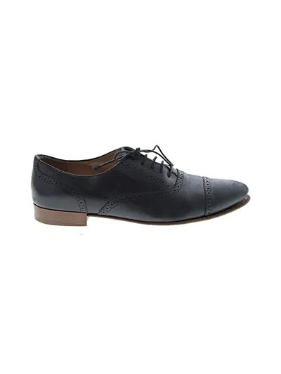 Pre-owned Jcrew Flats In Black