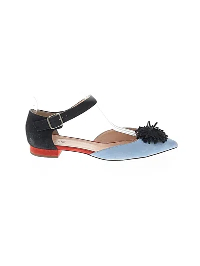 Pre-owned Jcrew Flats In Blue