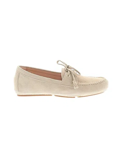 Pre-owned Jcrew Flats In Tan