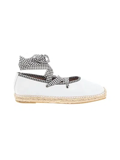 Pre-owned Jcrew Flats In White