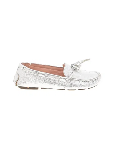Pre-owned Jcrew Flats In White
