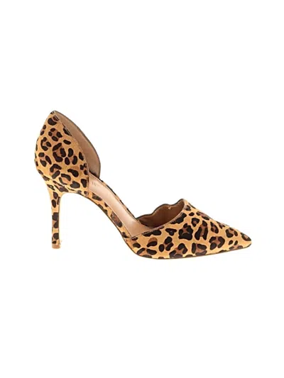 Pre-owned Jcrew Heels In Brown