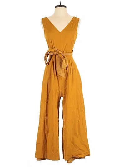 Pre-owned Jcrew Jumpsuit In Gold