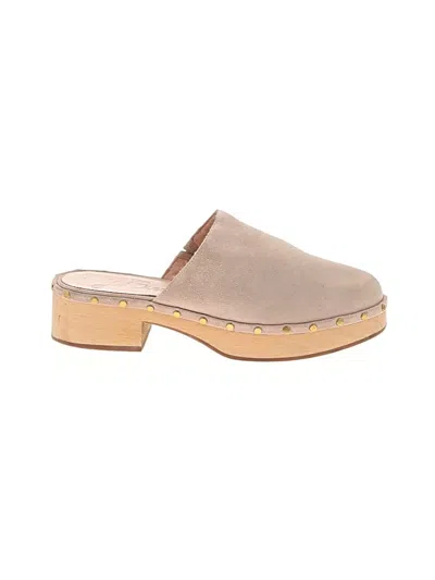 Pre-owned Jcrew Mule/clog In Tan