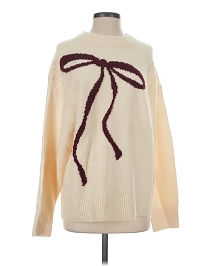 Jcrew Pullover Sweater In Nude