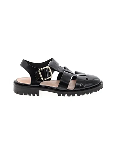 Pre-owned Jcrew Sandals In Black