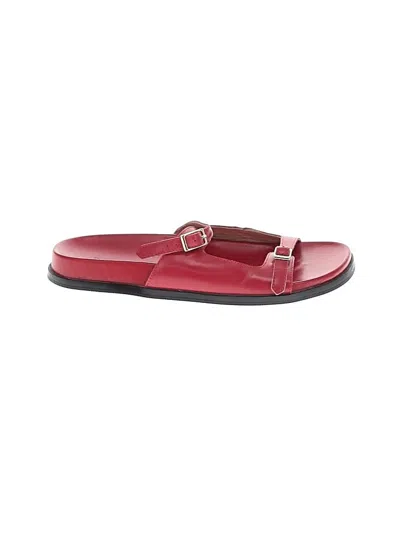 Pre-owned Jcrew Sandals In Red